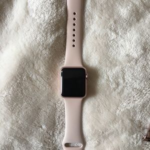 Apple Watch 38mm series 1 rose gold with bands